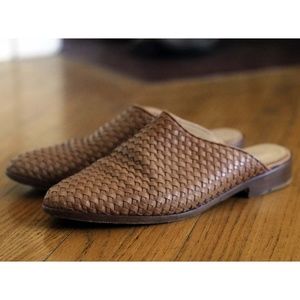 Nisolo Ama Woven Brown Mule | 8 1/2